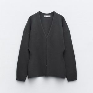 Zara Wide Sleeve Knit Cardigan - L